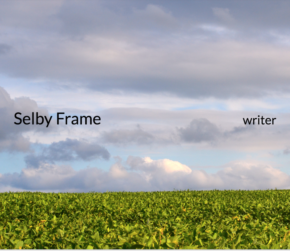 Selby Frame – Branded Content Specialist. Senior Writer